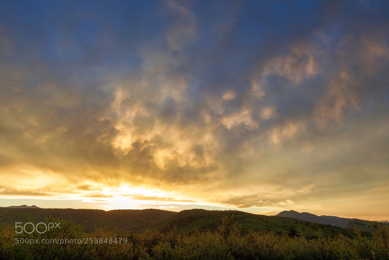 Canon EOS 5D Mark II sample photo. Sunset at rabbit mountain photography