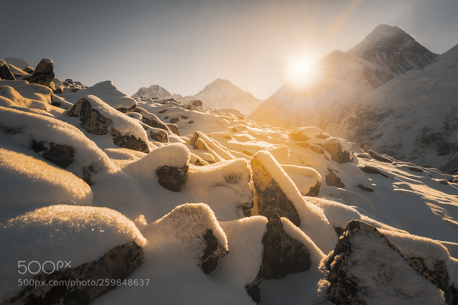 Nikon D7200 sample photo. Mount everest sunrise photography