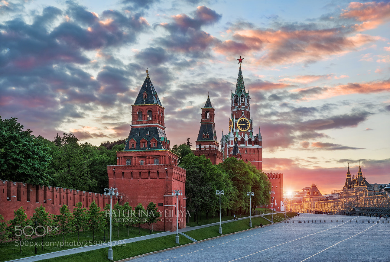 Nikon D800 sample photo. Spasskaya and other towers photography