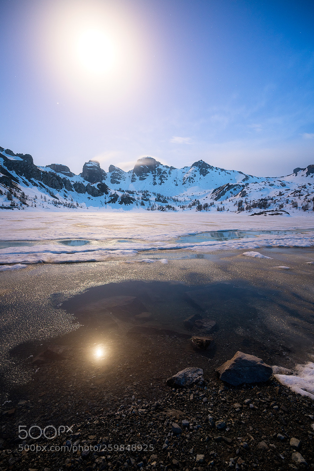 Sony a7R II sample photo. Lac d'allos photography