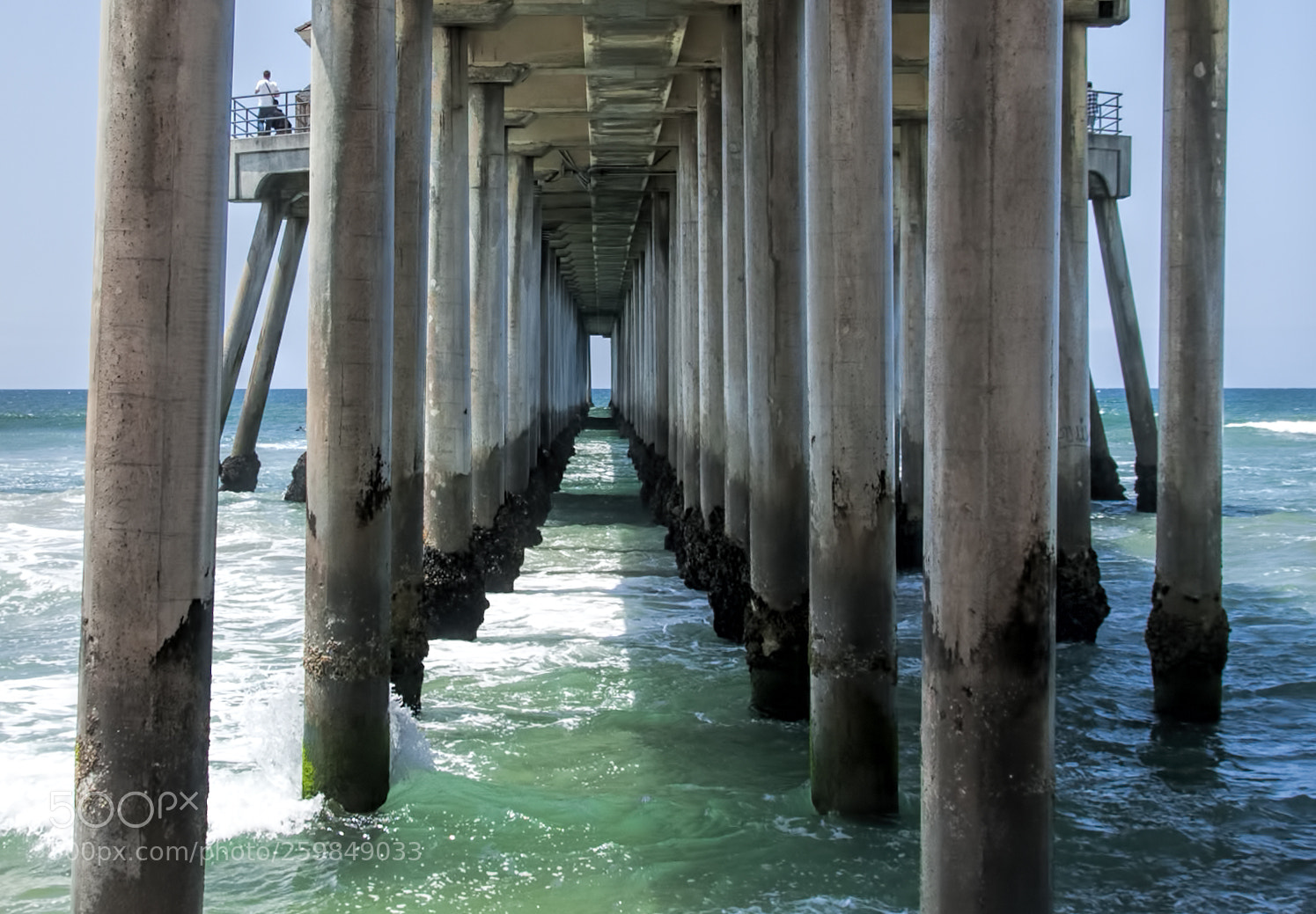 Nikon D300 sample photo. Under the pier photography