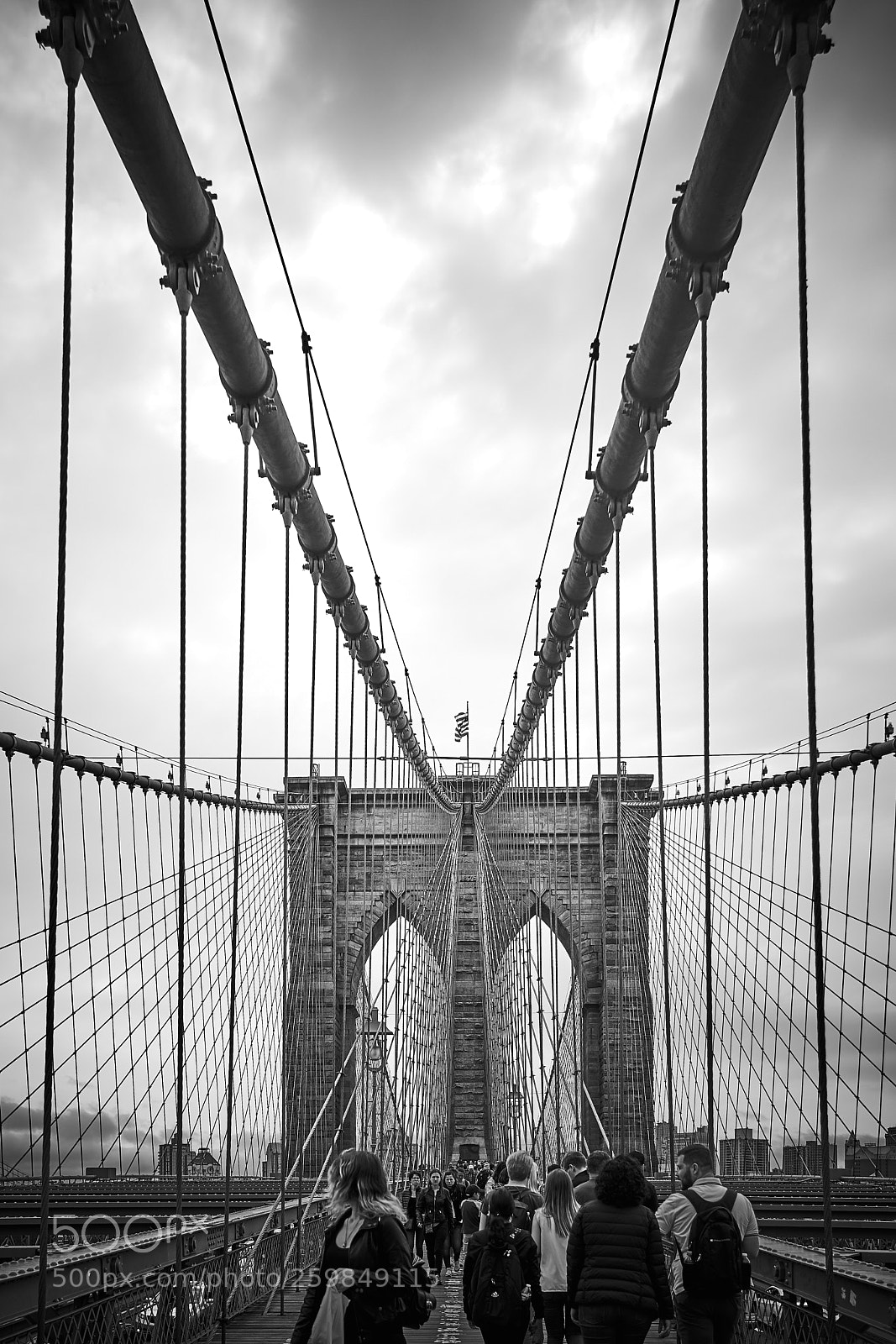 Sony a7R II sample photo. Brooklyn bridge photography