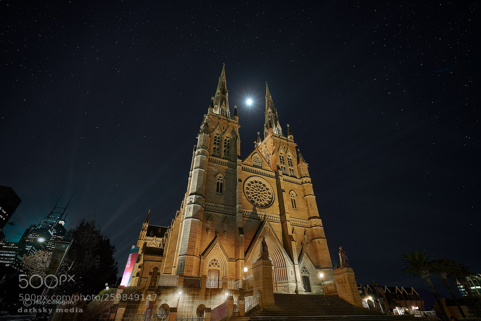 Sony a7R III sample photo. Gothic moonstar photography
