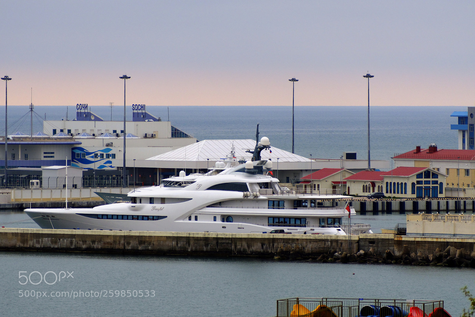 Olympus OM-D E-M10 sample photo. Sochi. yacht photography