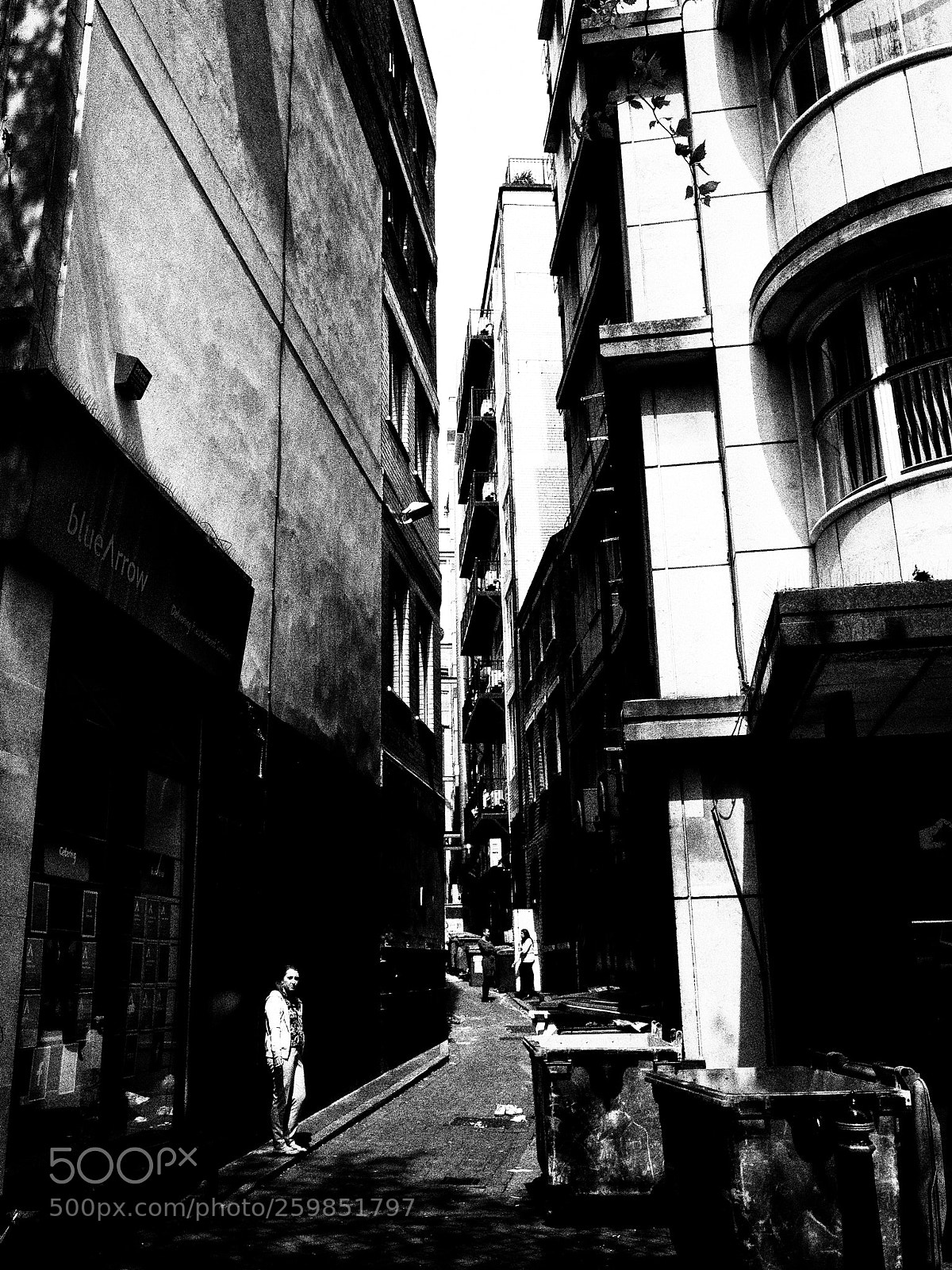 Ricoh GR II sample photo. Alley photography