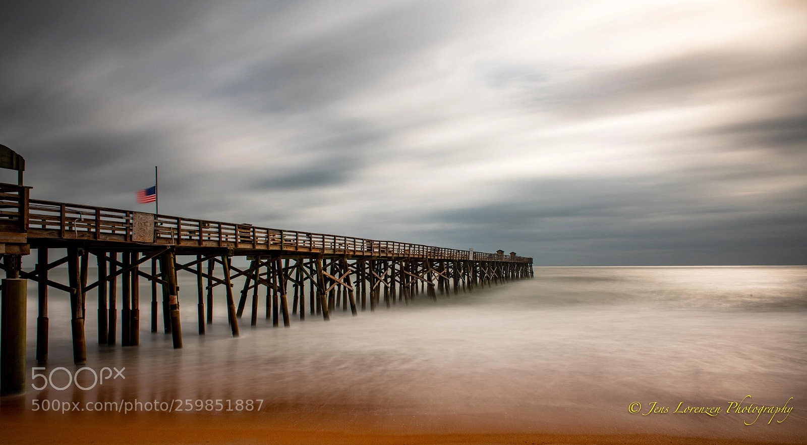 Nikon D850 sample photo. Flagler beach pier photography