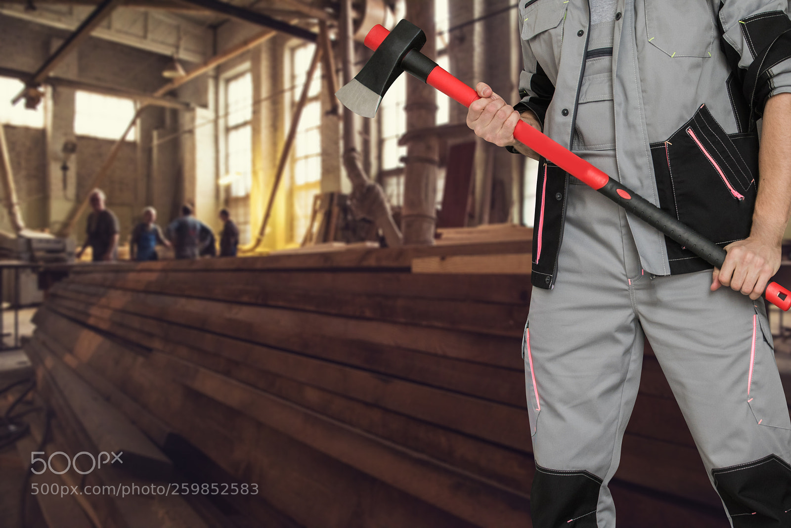 Nikon D810 sample photo. At the sawmill photography