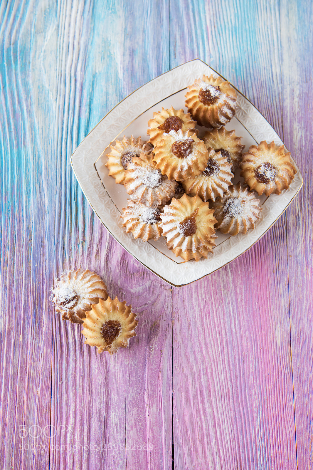 Nikon D810 sample photo. Tasty cookies set photography