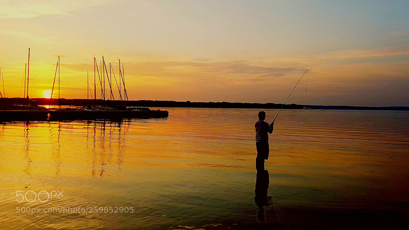 Samsung Galaxy S7 sample photo. Night fishing photography