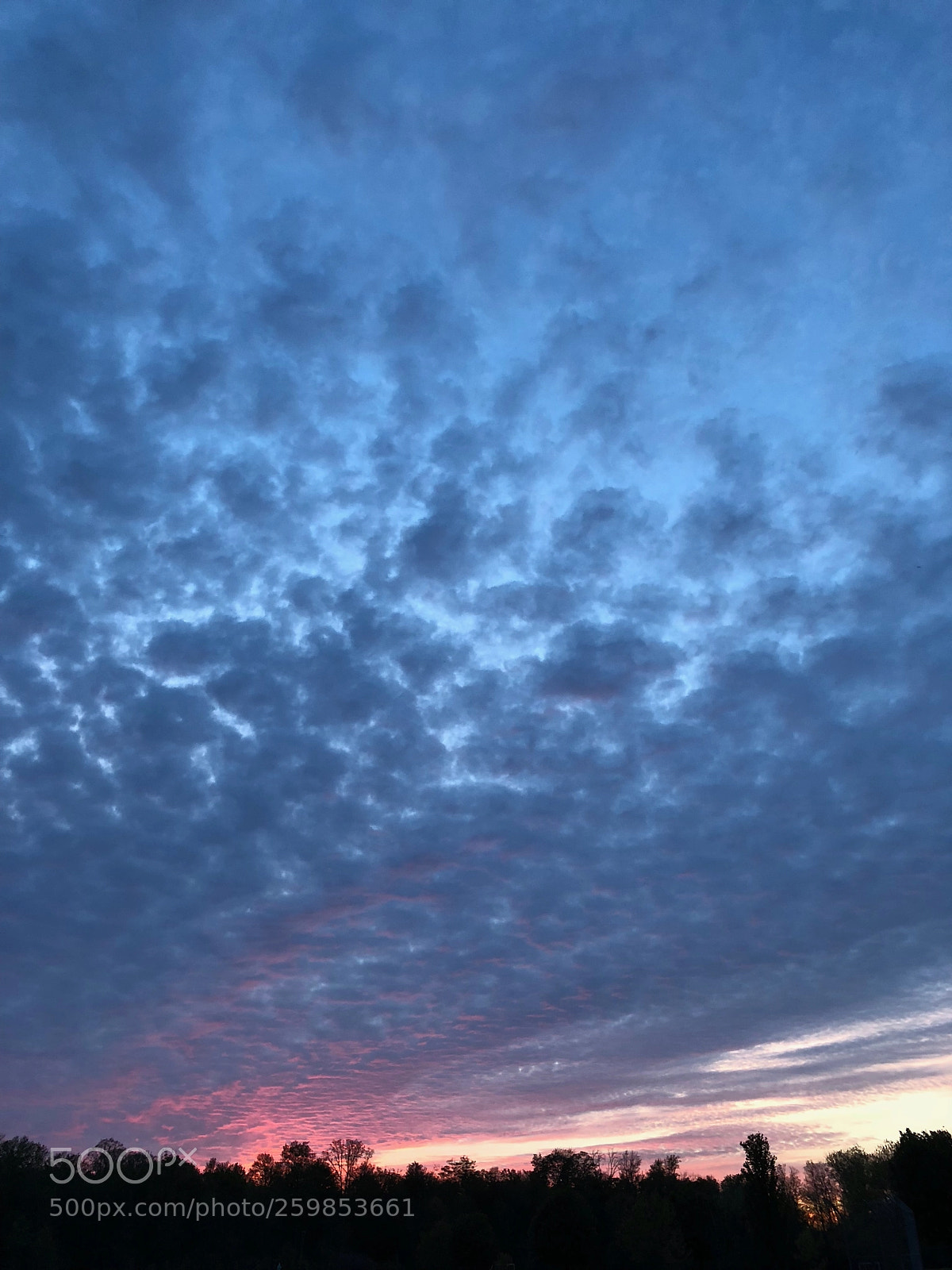 Apple iPhone X sample photo. Mackerel sky, not twenty-four photography