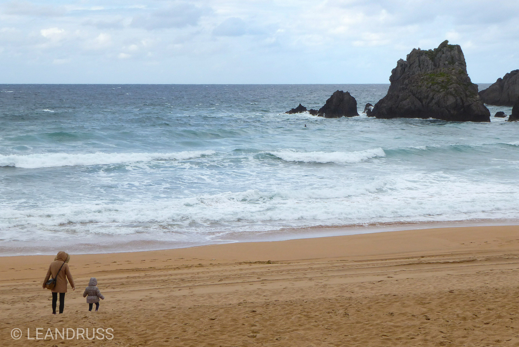 Panasonic Lumix DMC-ZS50 (Lumix DMC-TZ70) sample photo. Small in front of the ocean photography