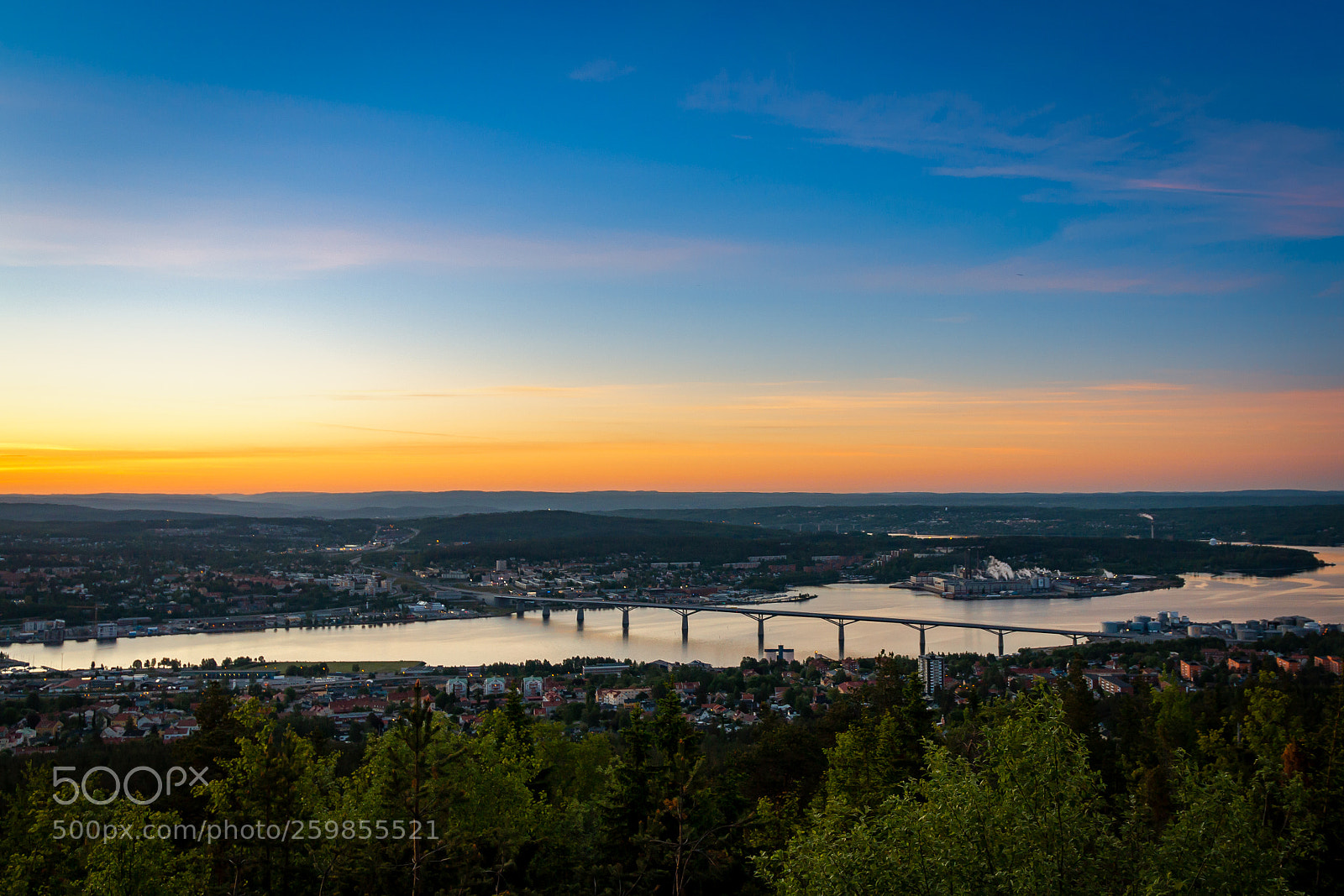 Canon EOS 70D sample photo. Sunset over sundsvall 27/5-18 photography