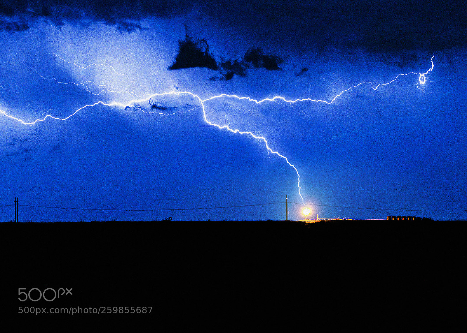 Nikon D810 sample photo. Lightning strike photography