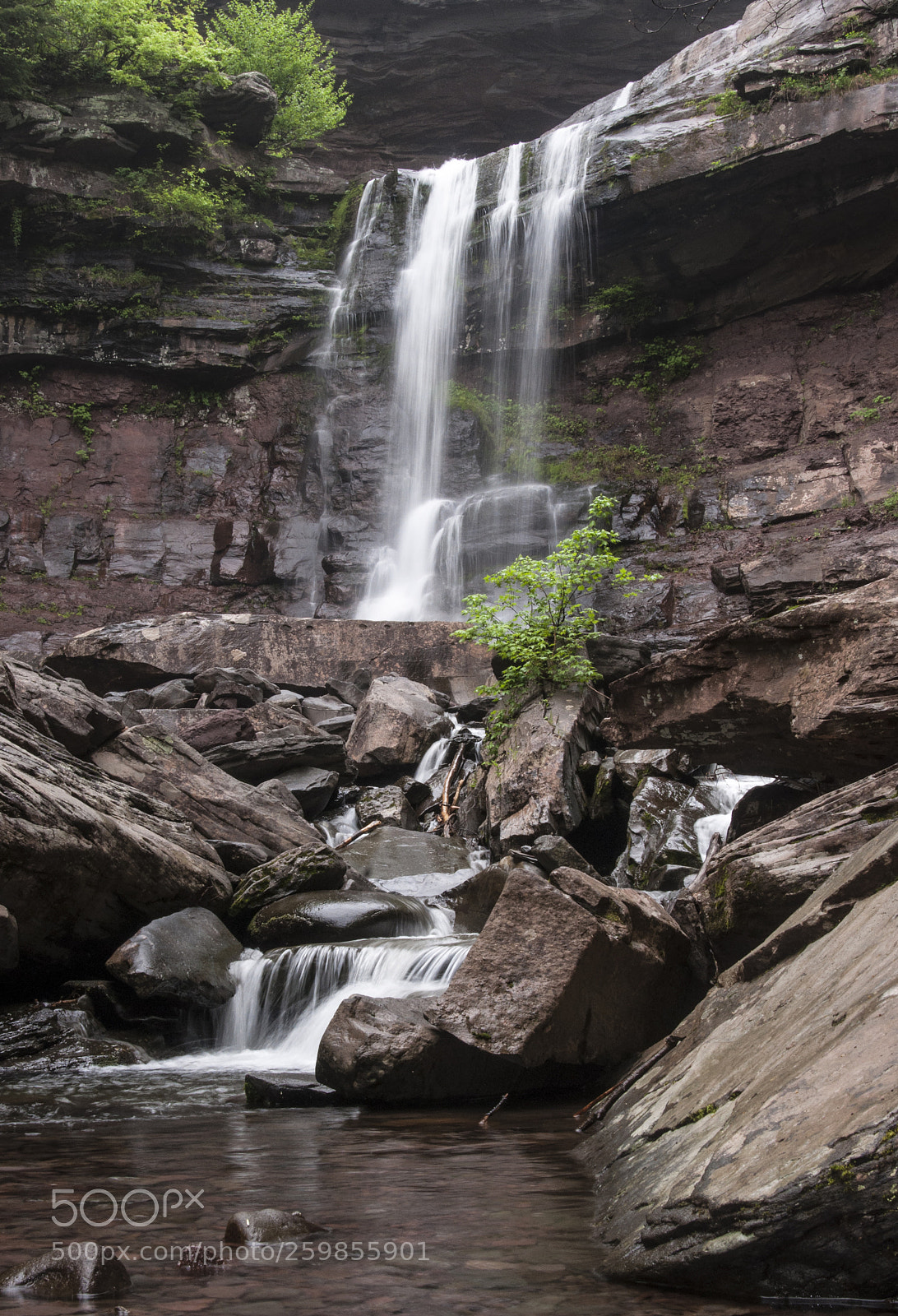 Nikon D90 sample photo. Kaaterskill lower falls photography