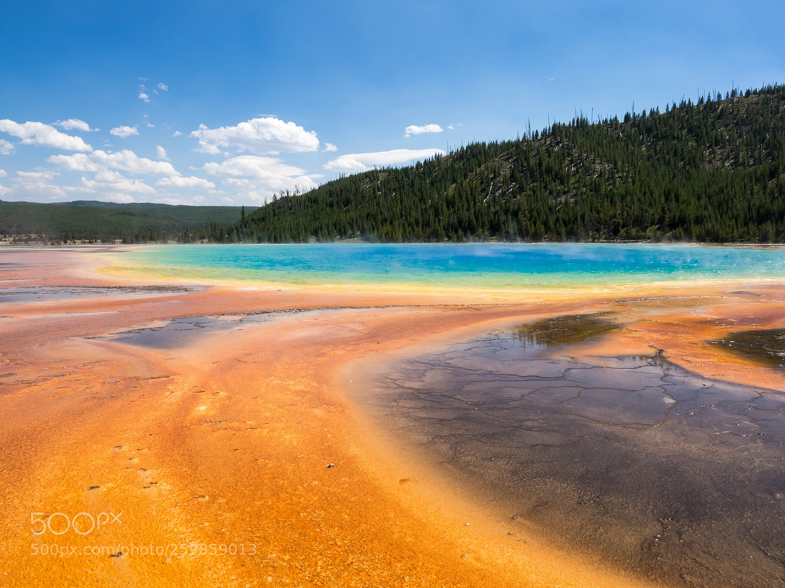 Olympus OM-D E-M1 sample photo. Yellowstone - grand prismatic photography