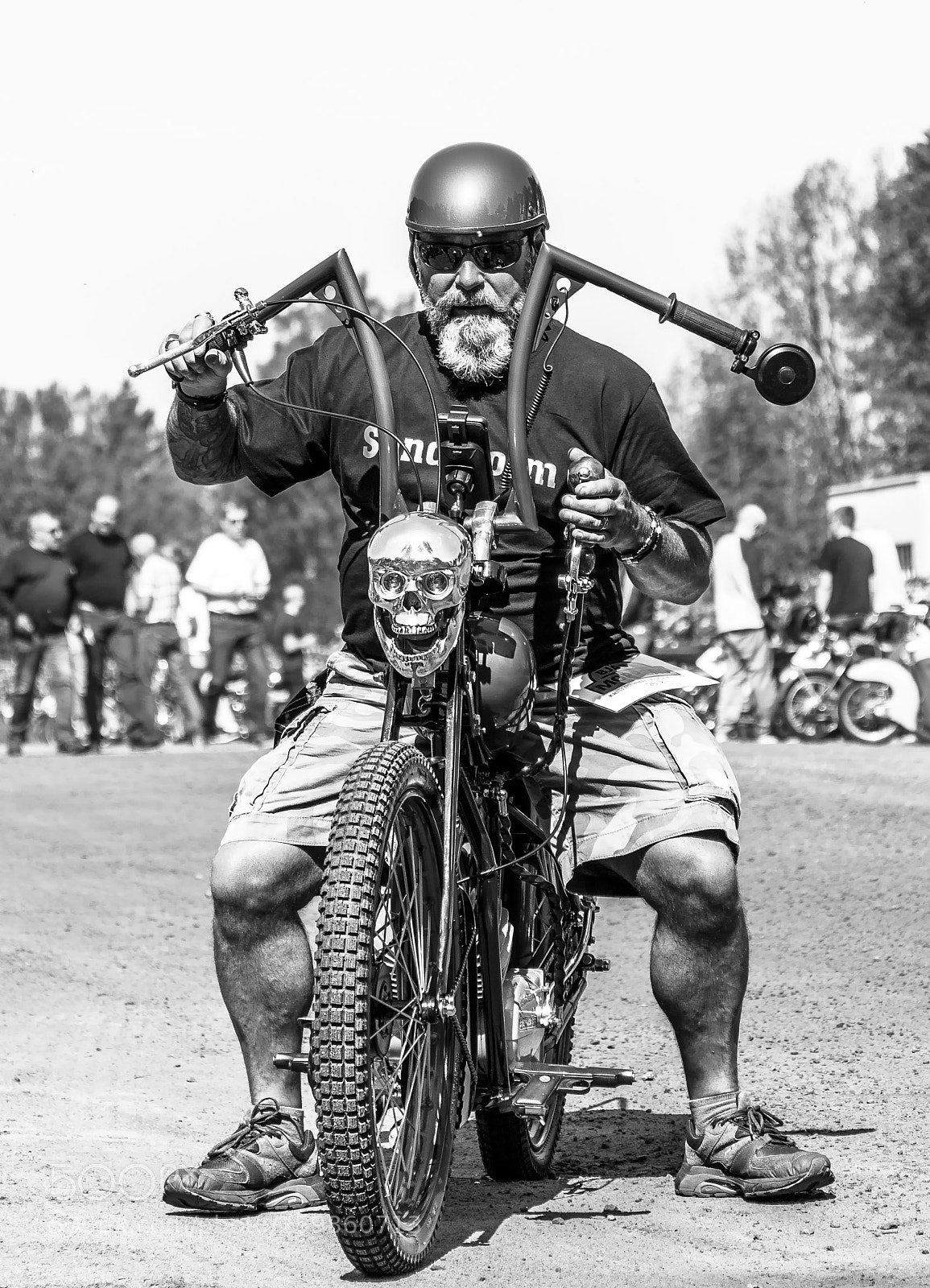 Canon EOS 70D sample photo. Badass on a moped photography