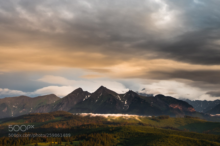 Nikon D750 sample photo. Storm clouds over tatra photography