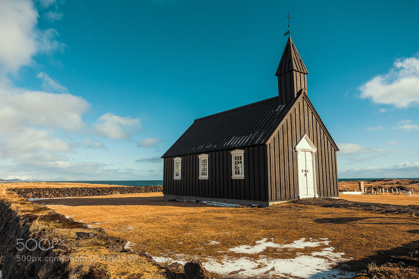 Canon EOS 6D sample photo. Budakirkja or black church photography