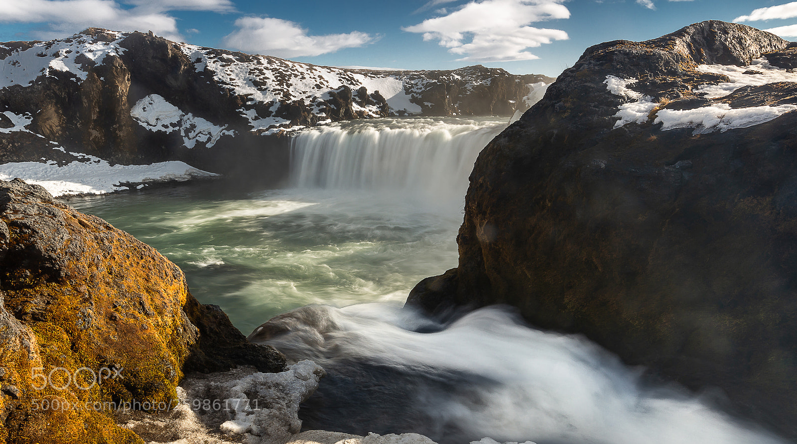 Canon EOS 6D sample photo. Godafoss waterfall in iceland photography
