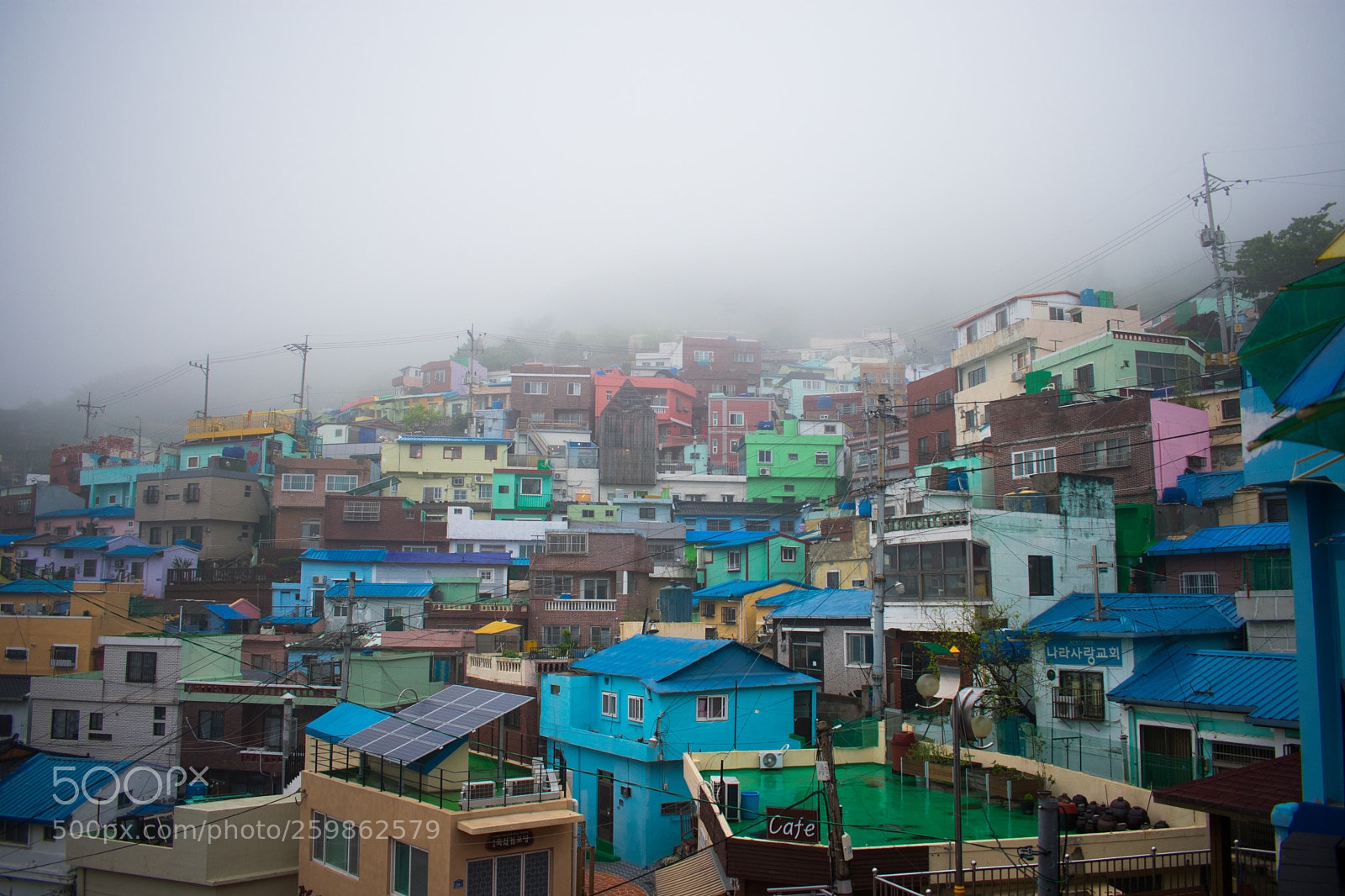 Nikon D3400 sample photo. Gamcheon culture village photography