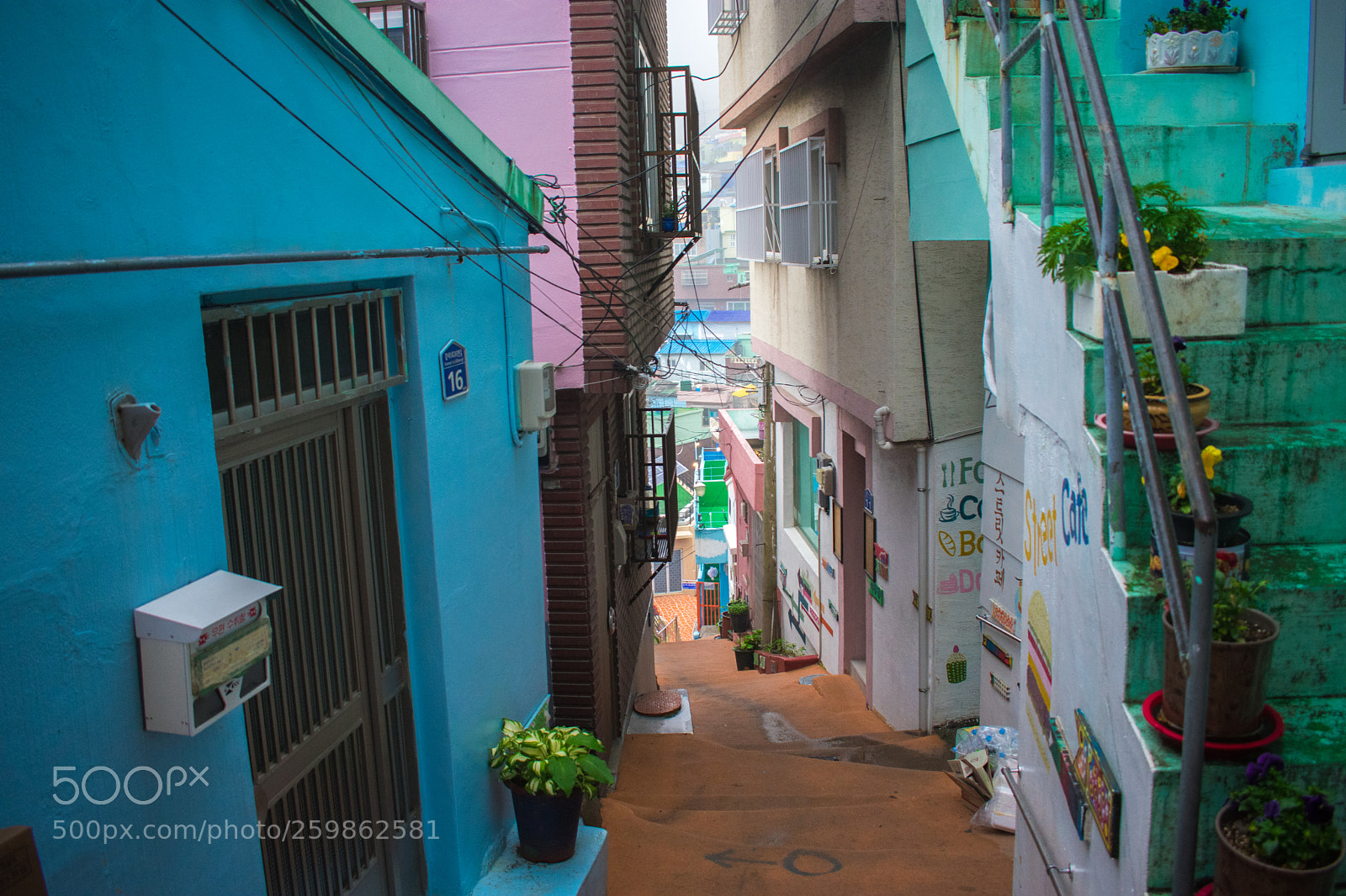 Nikon D3400 sample photo. Gamcheon culture village photography