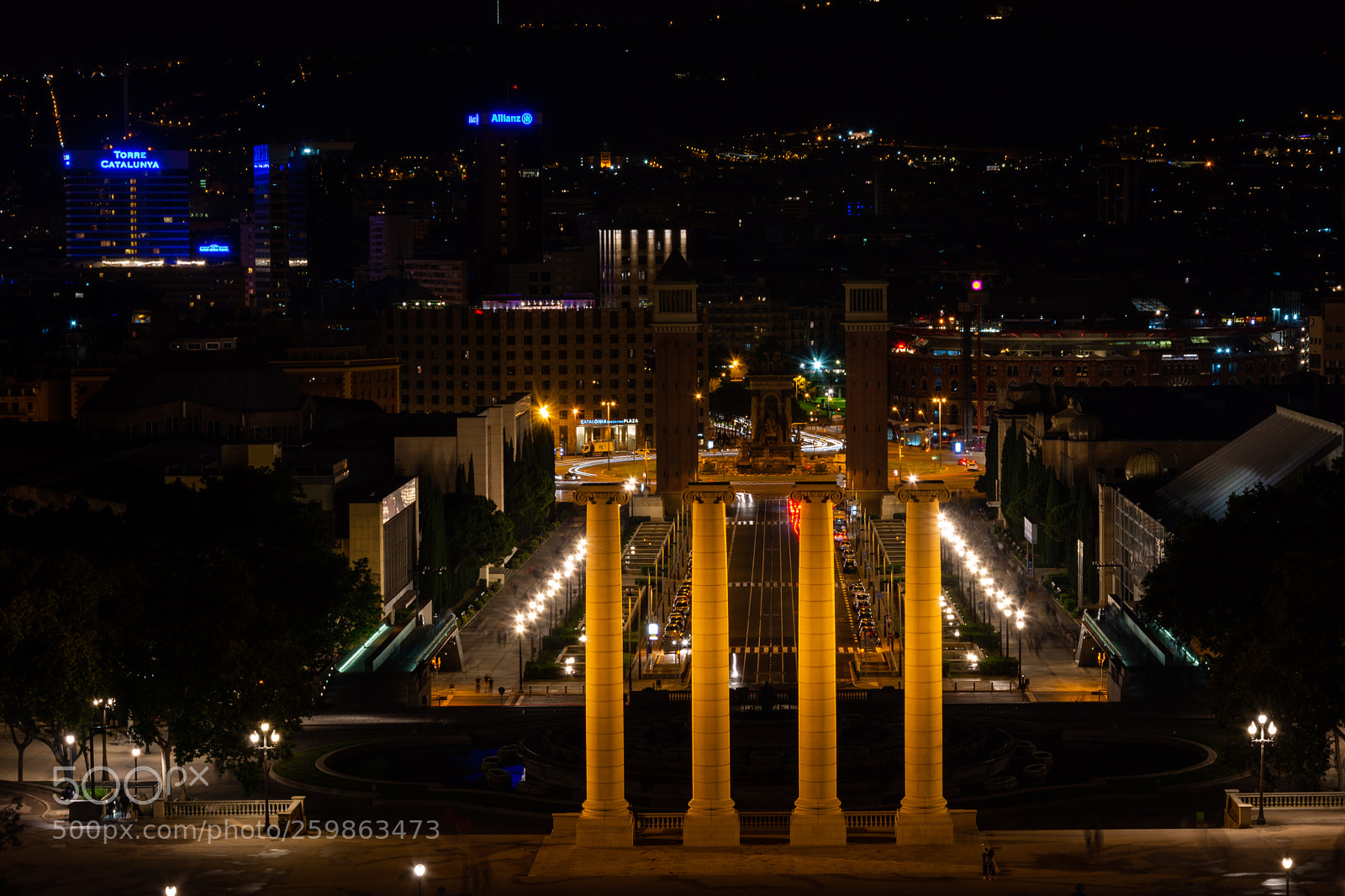 Nikon D7200 sample photo. Plaça espanya photography