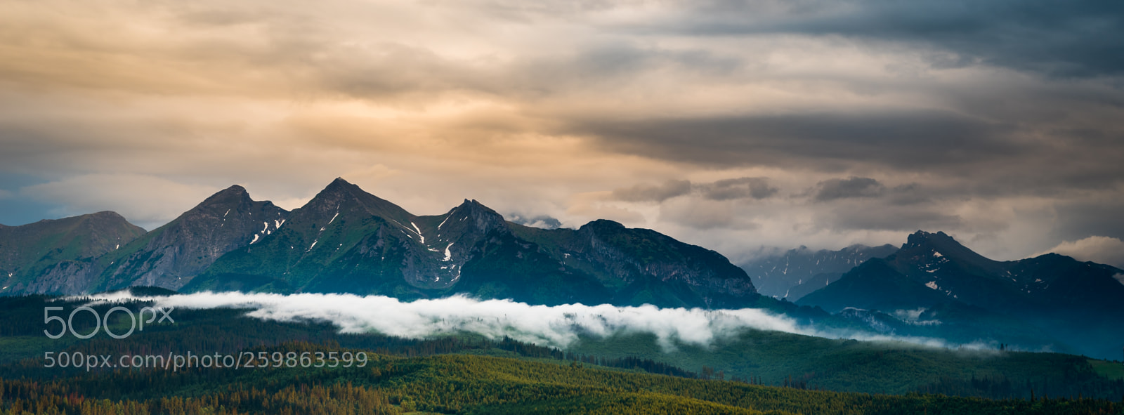 Nikon D750 sample photo. Storm clouds over tatra photography