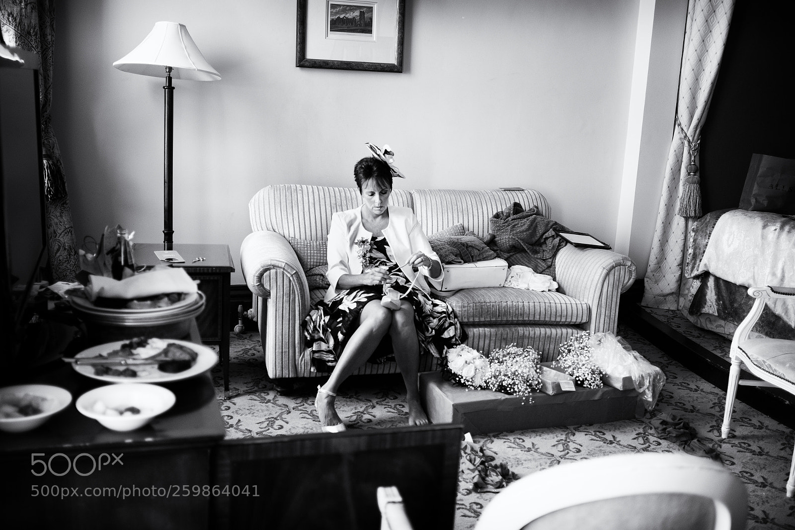 Fujifilm X100T sample photo. Wedding day preparations photography