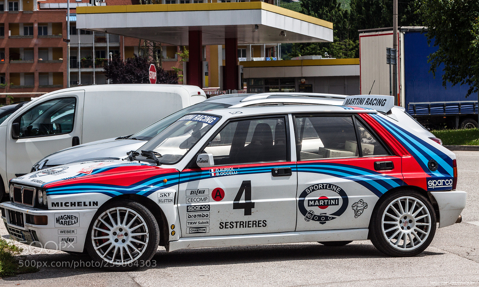 Canon EOS 50D sample photo. Lancia delta evo martini photography