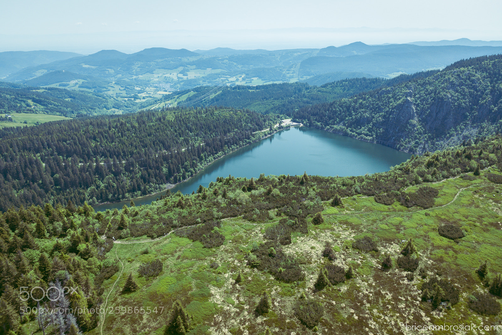 DJI FC220 sample photo. Lac blanc photography