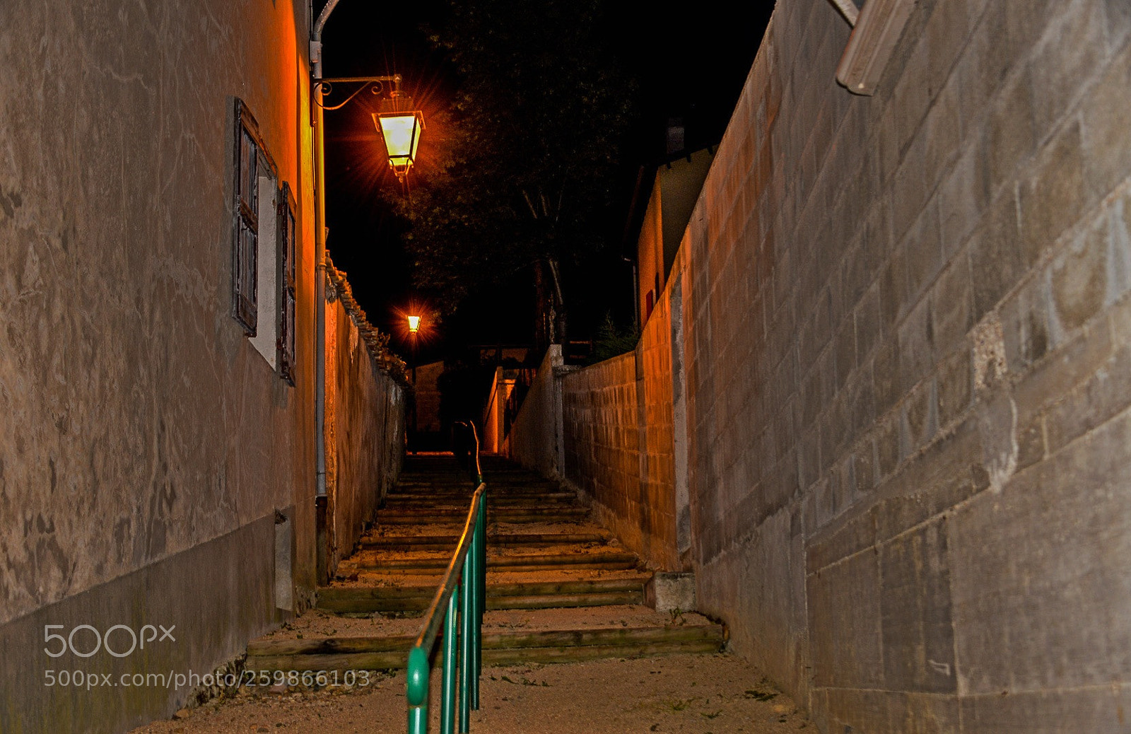 Nikon D610 sample photo. Night in a small photography