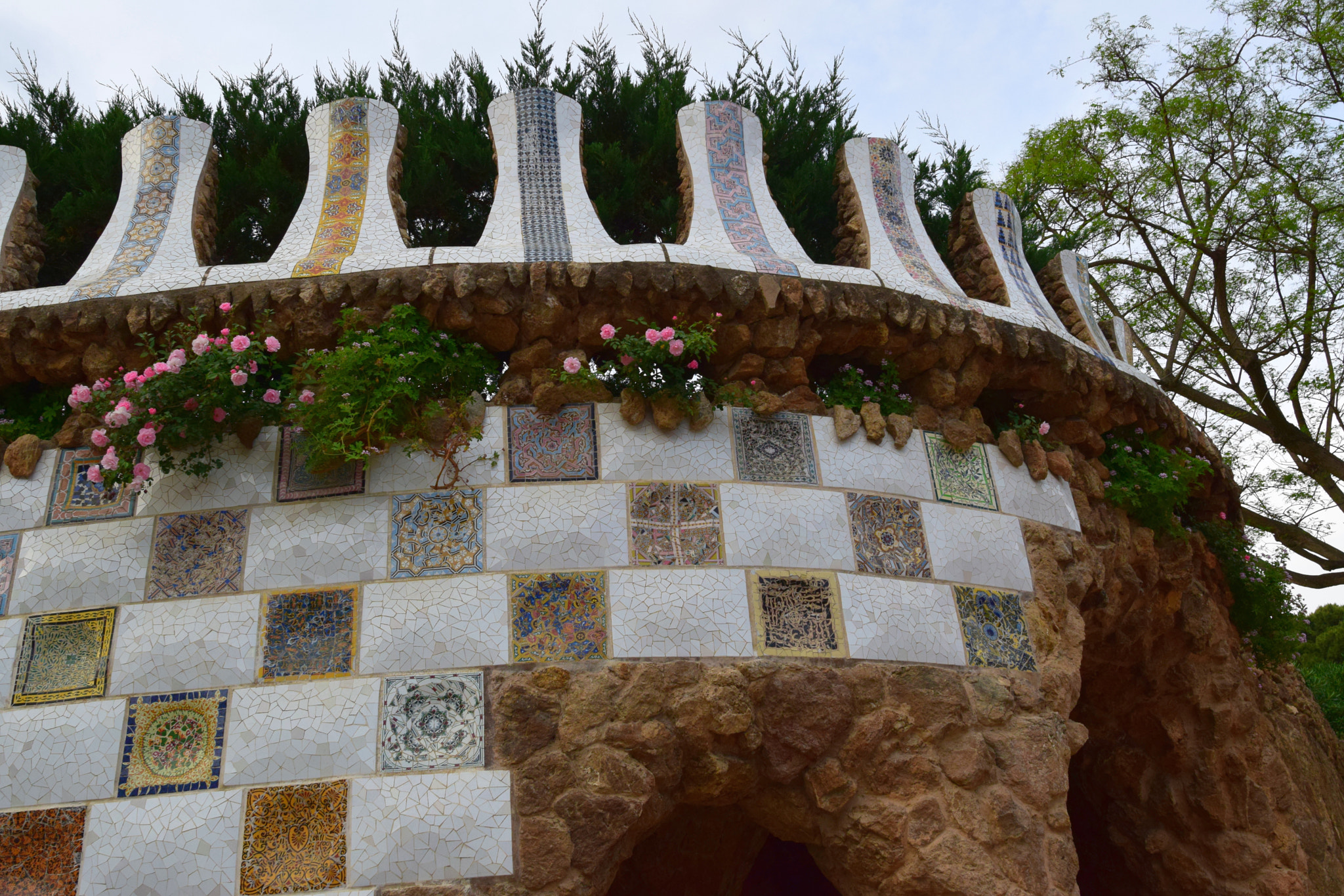 Nikon AF-S Nikkor 20mm F1.8G ED sample photo. Guell park photography