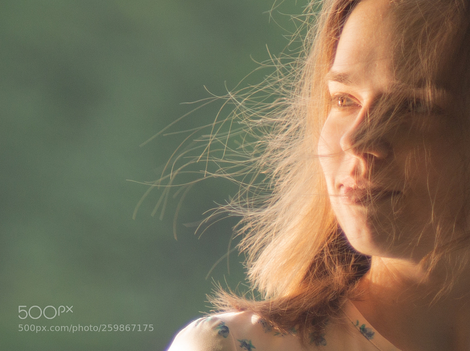 Canon EOS 6D sample photo. Woman's face in sunset photography