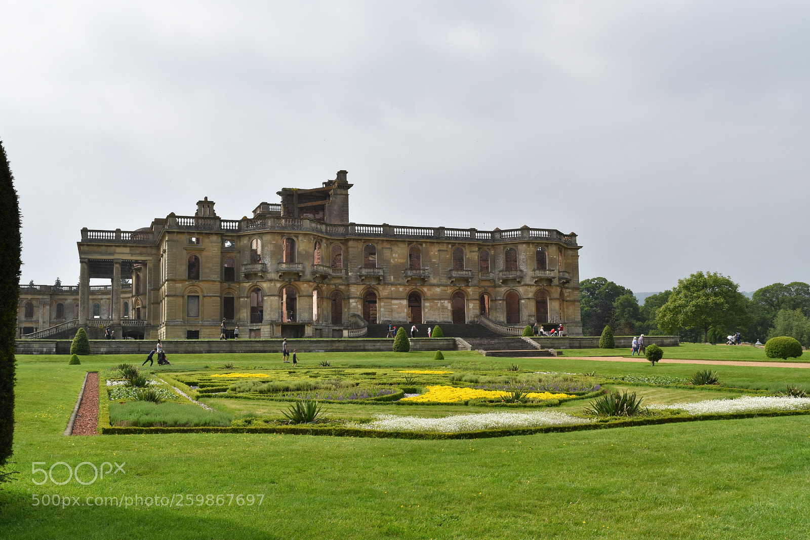 Nikon D5500 sample photo. Witley court side view photography