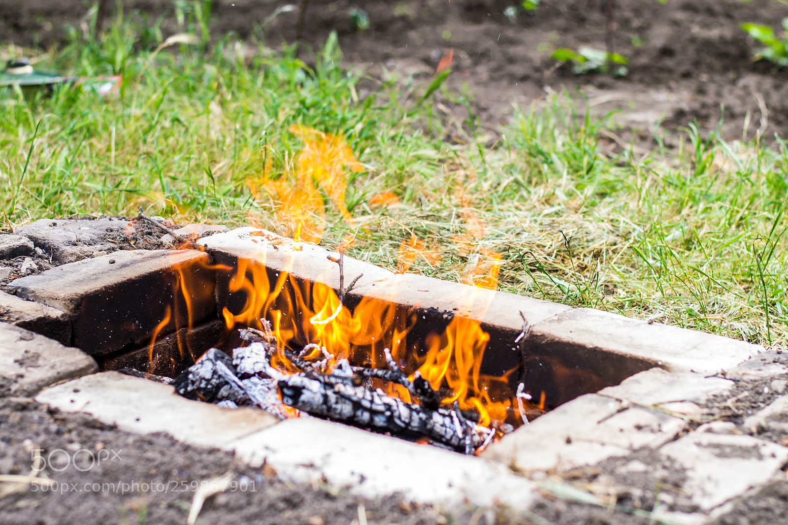 Nikon D3100 sample photo. Fire photography