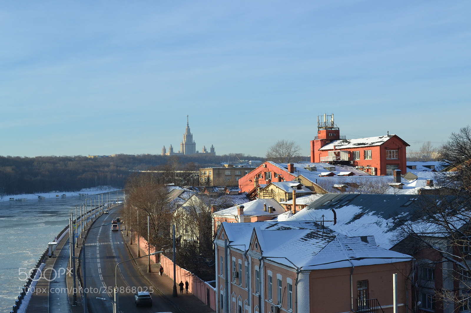 Nikon D3100 sample photo. Moscow river photography