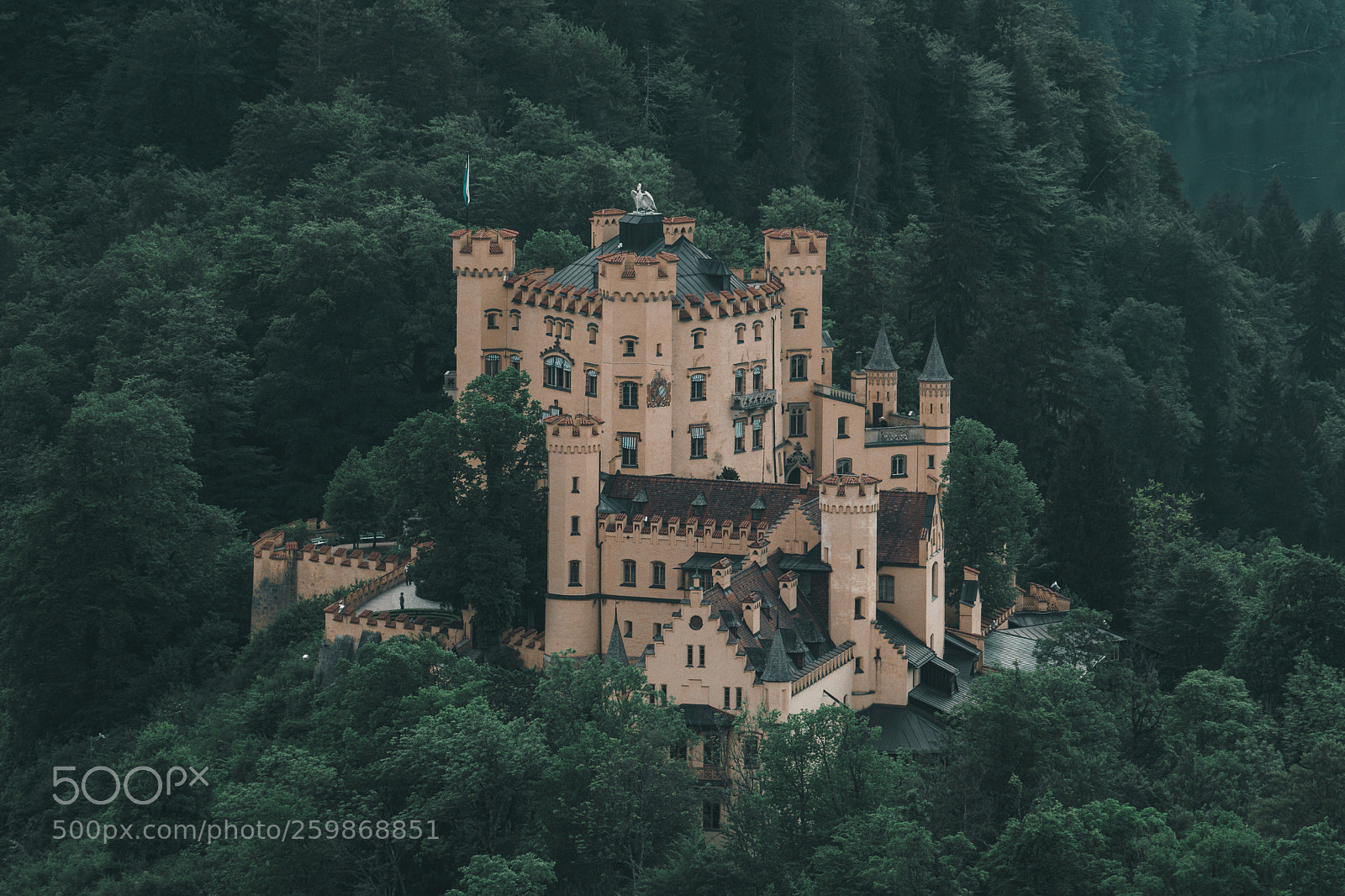 Sony a6000 sample photo. Hohenschwangau castle photography