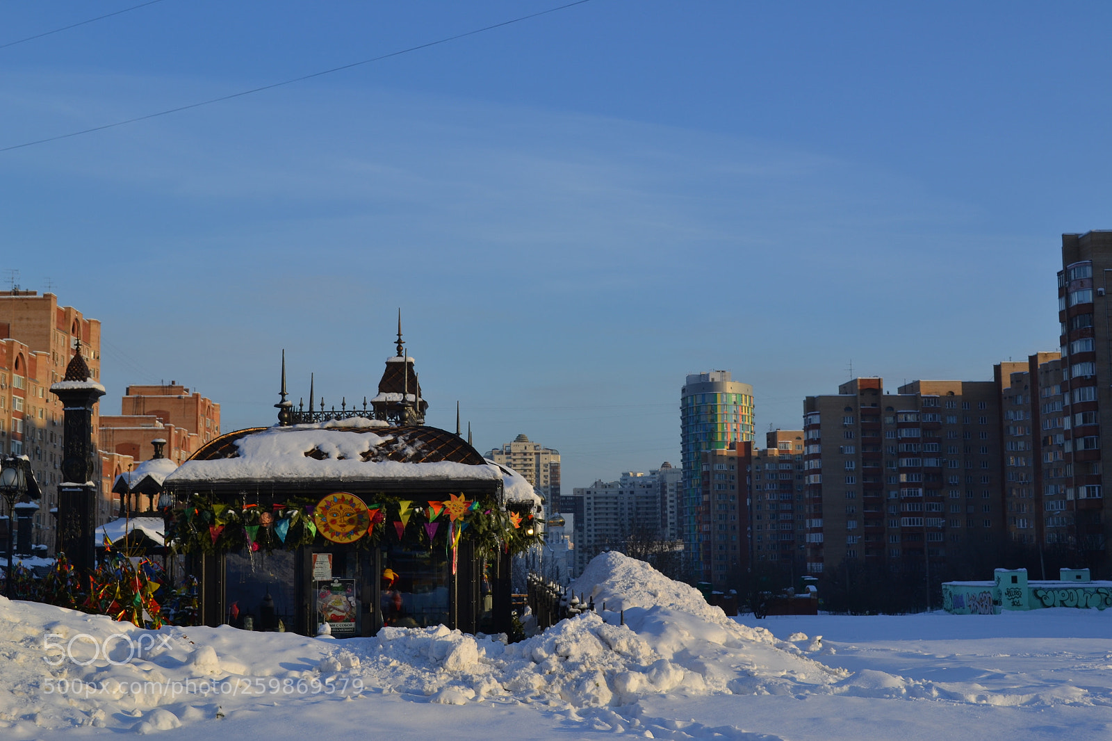 Nikon D3100 sample photo. Russian winter photography