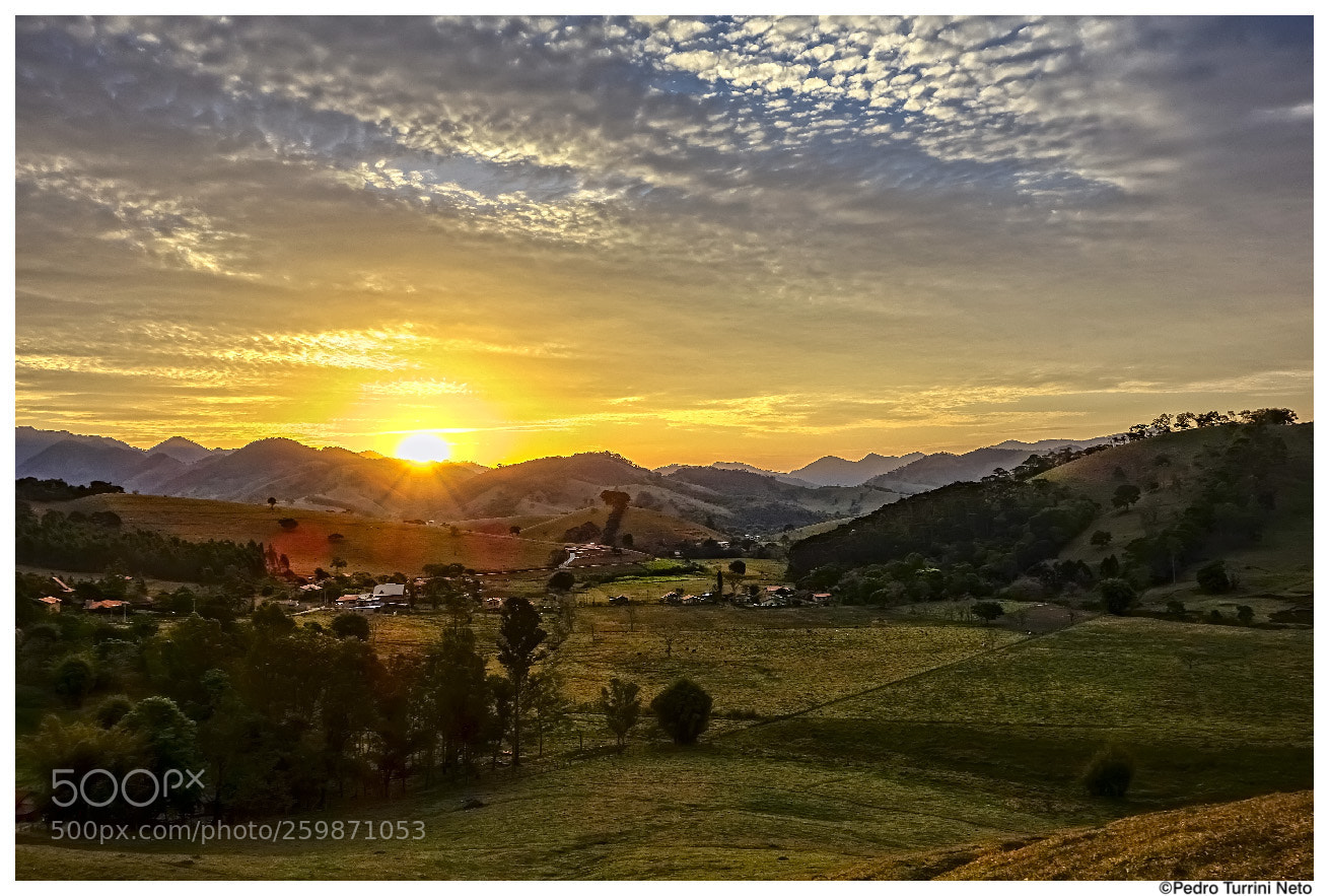 Sony Cyber-shot DSC-RX100 sample photo. Sunset in valley between photography