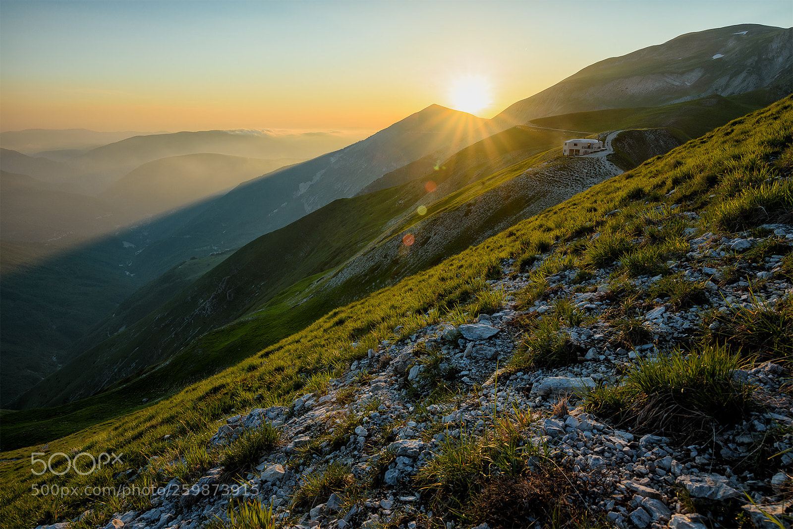 Nikon D7200 sample photo. Sunset at fargno hut photography