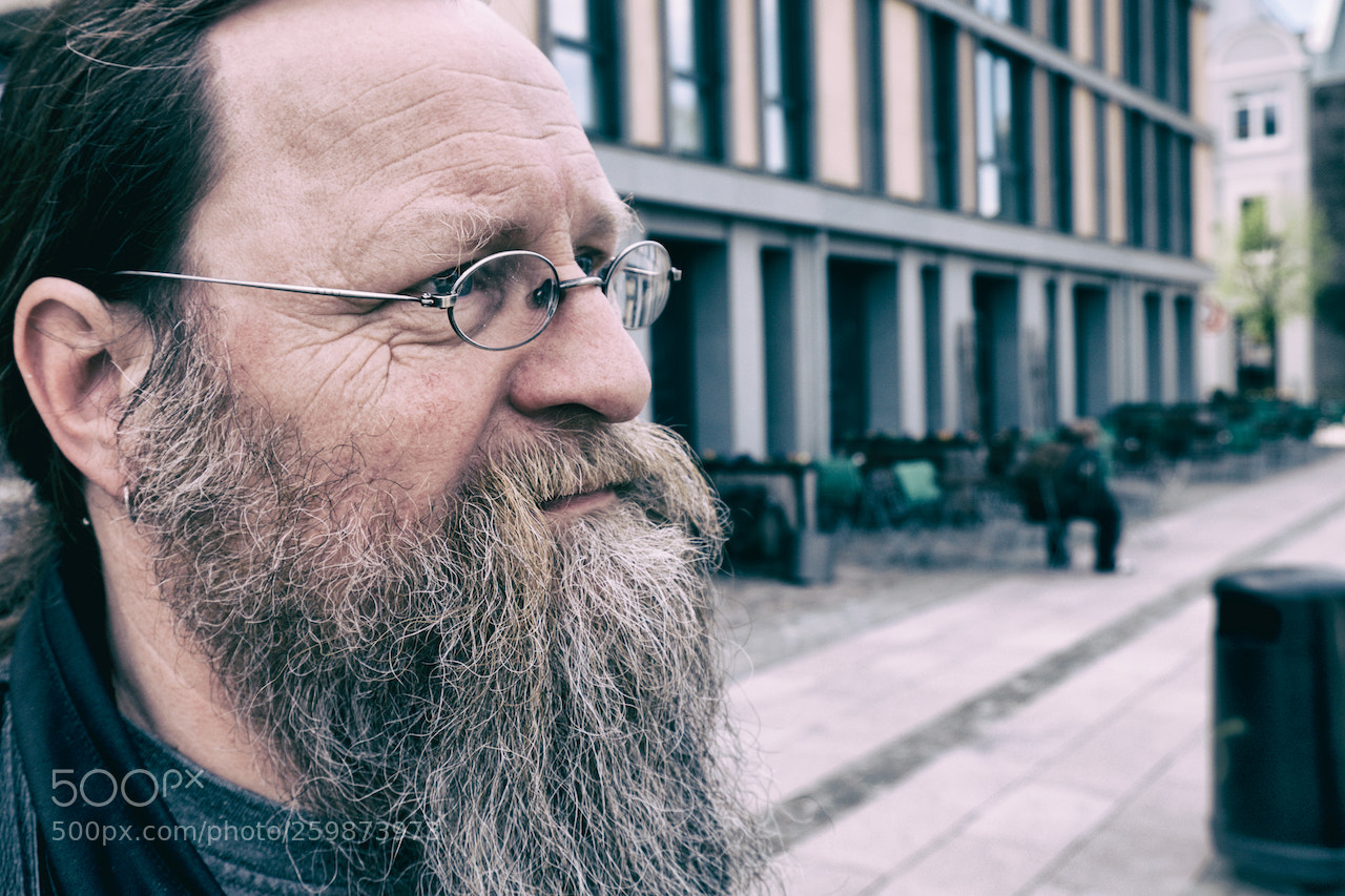 Fujifilm X-T10 sample photo. Biker beard photography