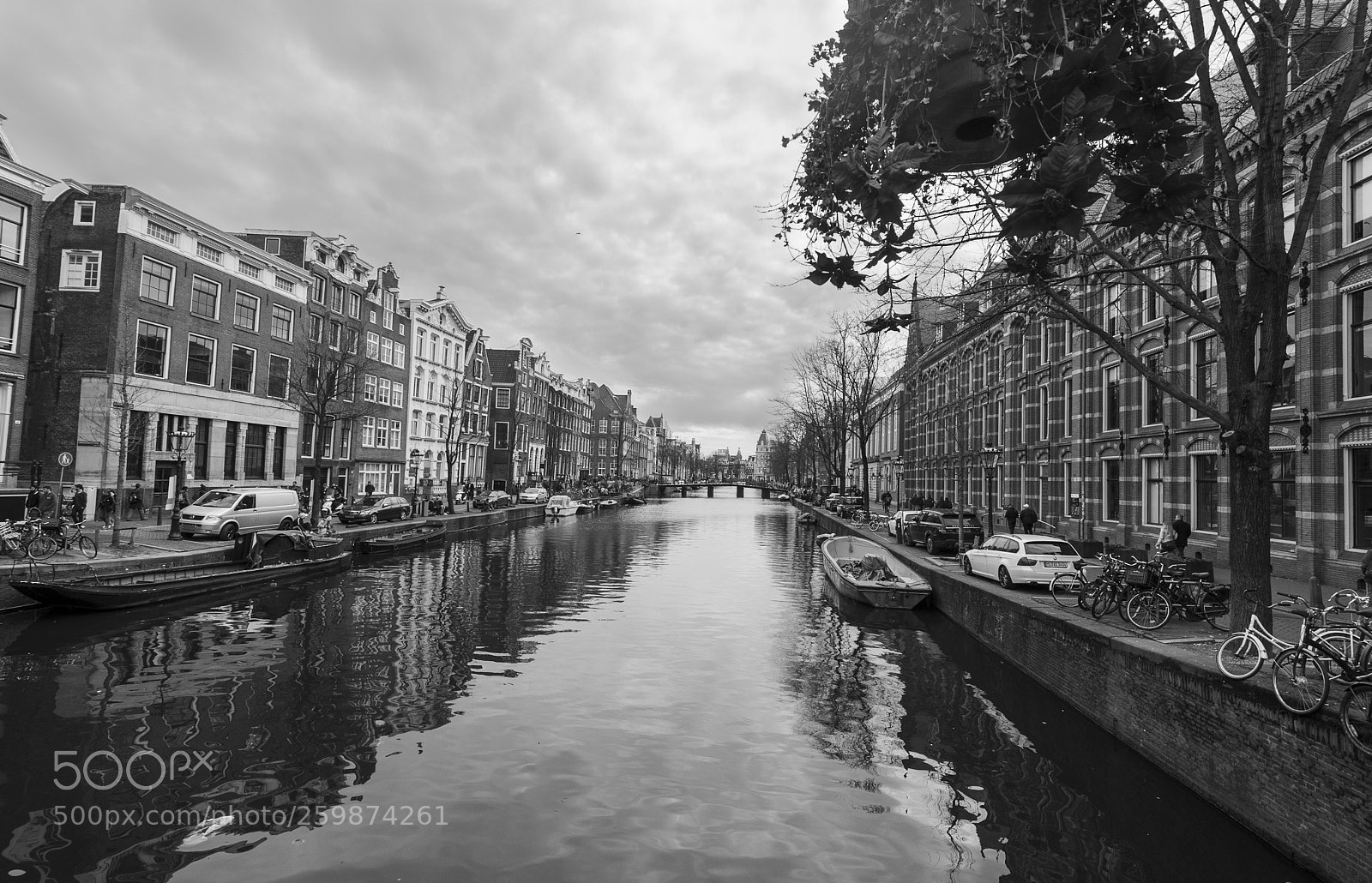 Nikon D700 sample photo. Amsterdam in bw photography