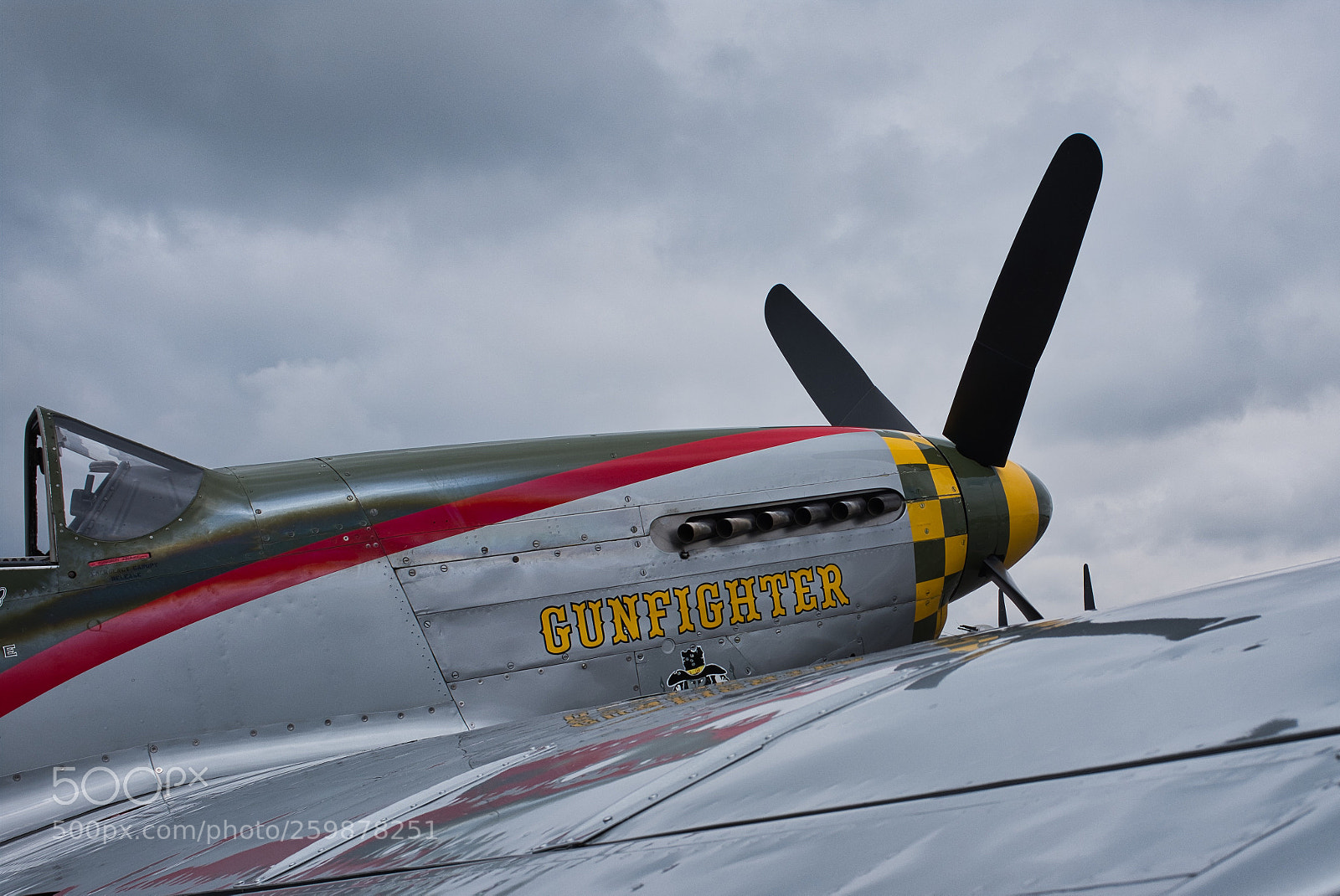 Fujifilm X100F sample photo. P-51 mustang photography