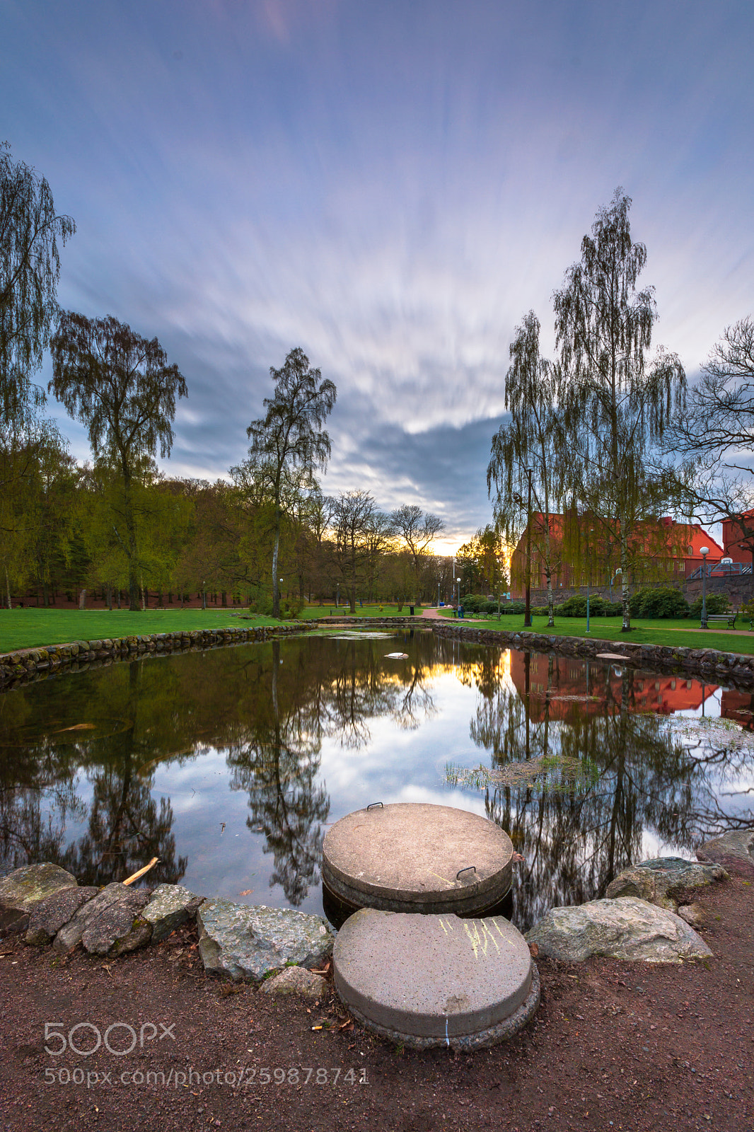Nikon D5200 sample photo. Pond with reflection of photography