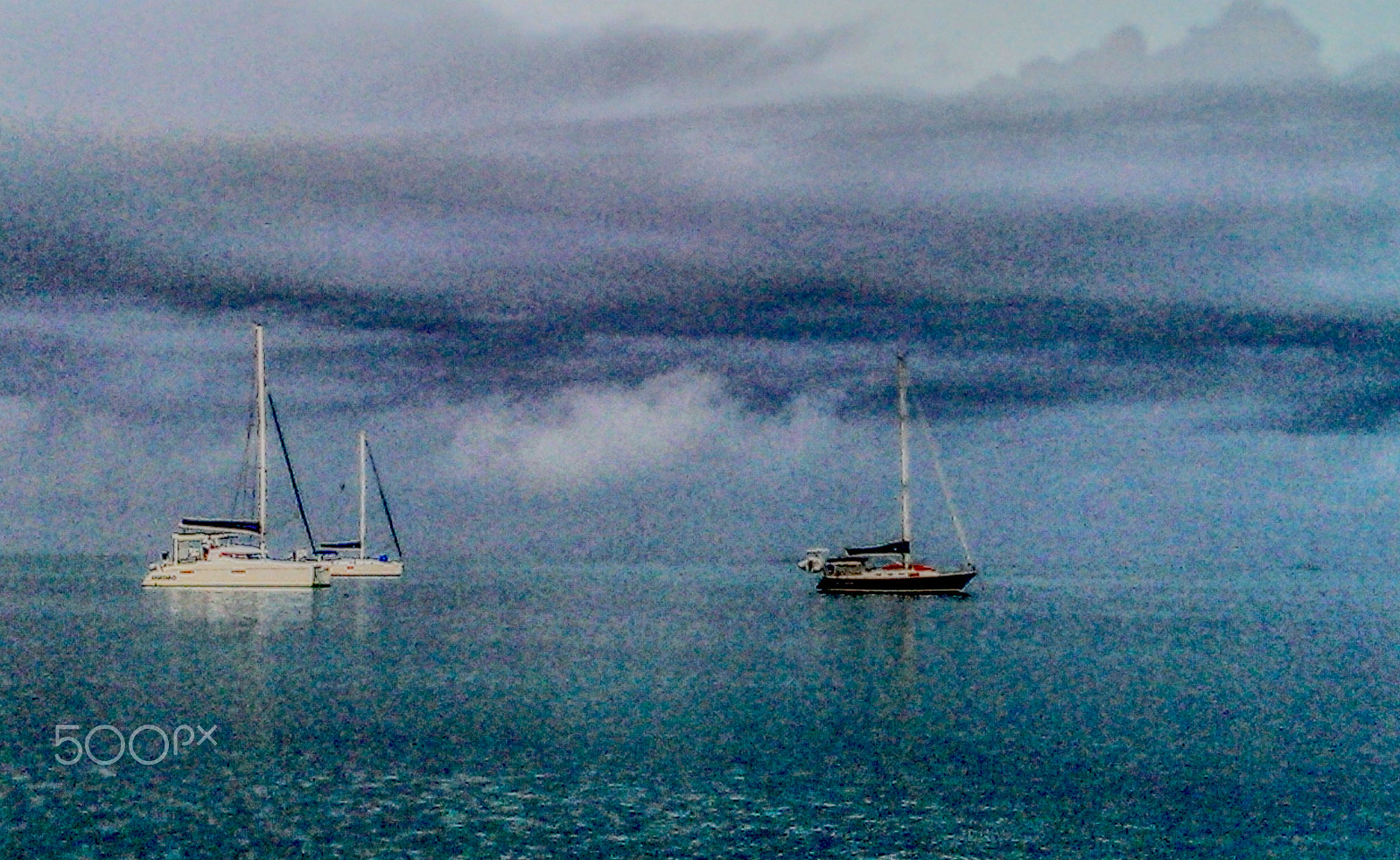 HTC ONE sample photo. Sailboats awaiting the storm photography