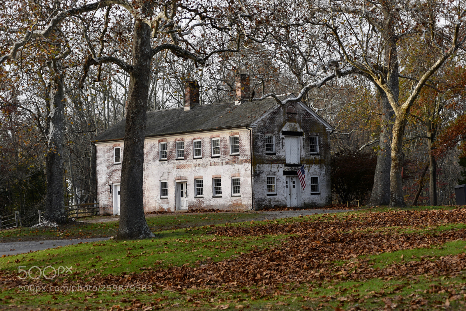 Nikon D750 sample photo. Brick building at allaire photography
