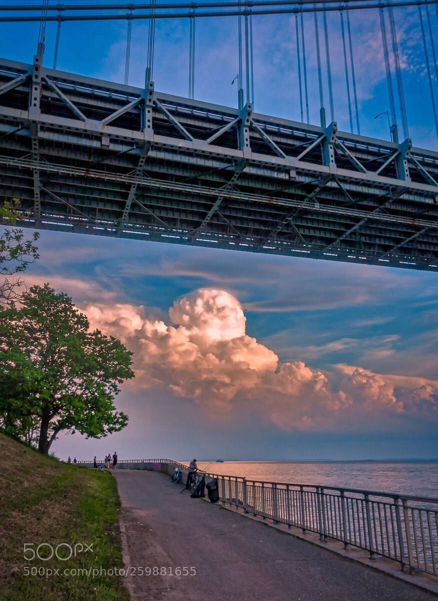 Sony DSC-RX100M5 sample photo. Cloud under bridge photography