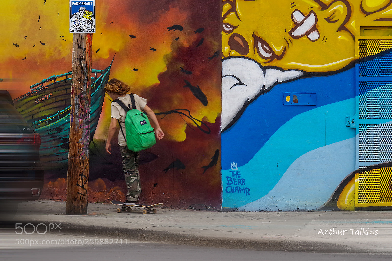 Pentax K-1 sample photo. Skating by...between creation and photography