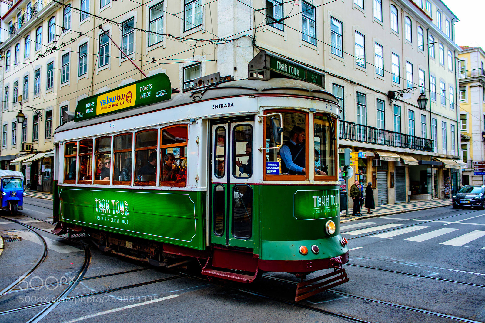Nikon D810 sample photo. Tram photography