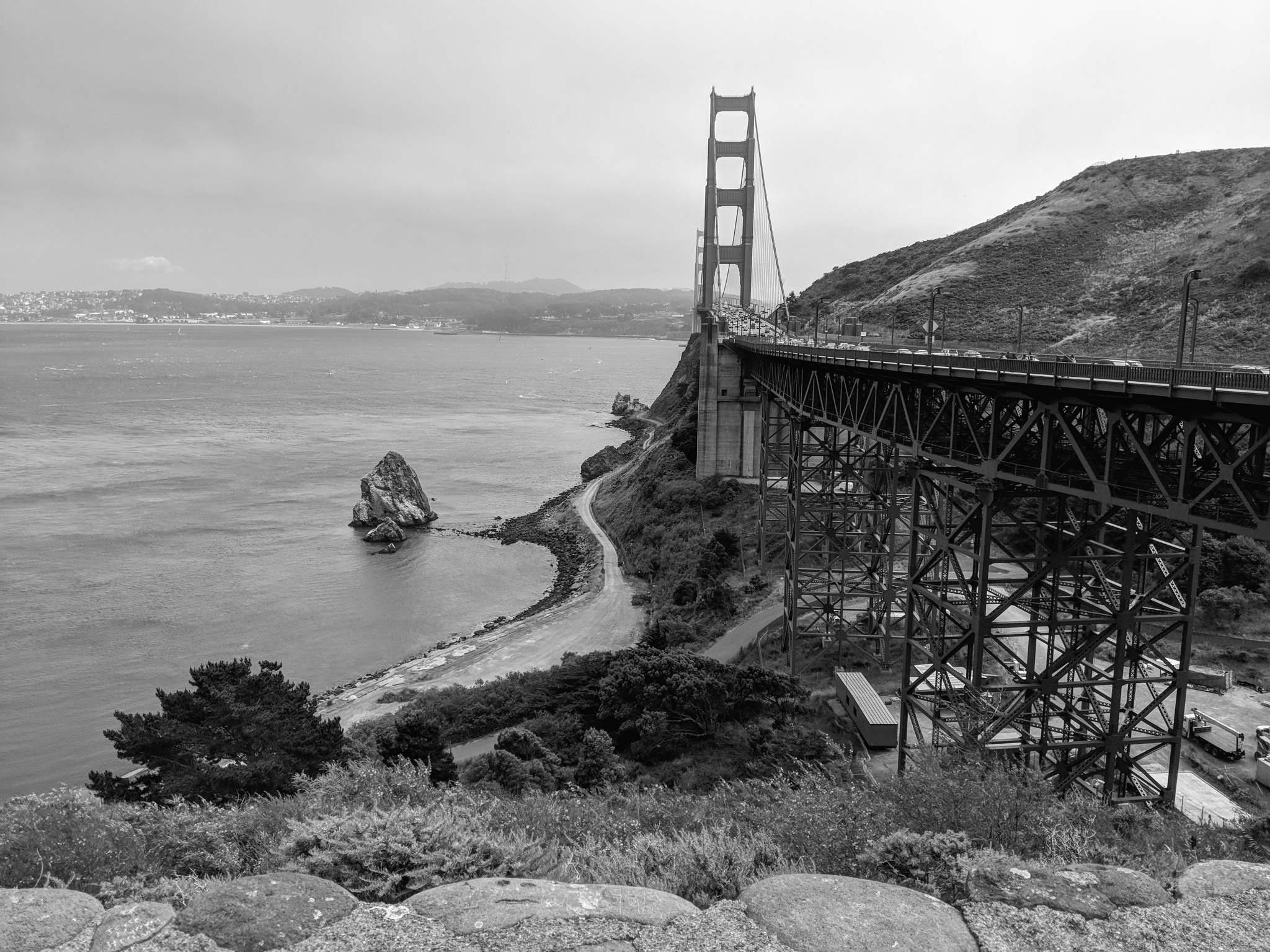 Google Pixel 2 XL sample photo. Golden gate bridge photography